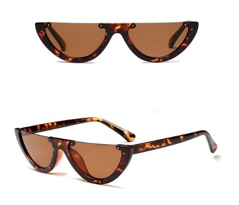 Seksowne okulary przeciwsłoneczne damskie J3121 brązowy
