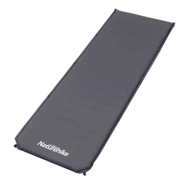 Selbstaufblasende Isomatte 200x63x5 cm Camping Faltmatratze 5 cm Aufblasbare Automatikunterlage Wasserdichte Wanderausrüstung grau