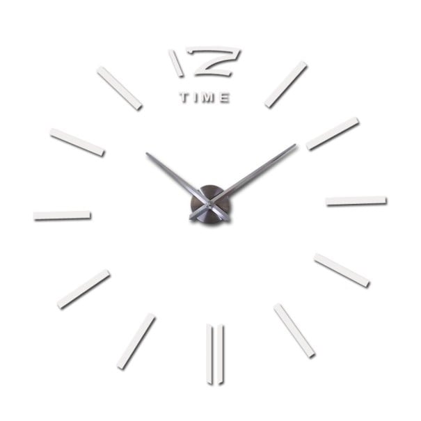 Selbstklebende Wanduhr G1708 weiß 94 cm