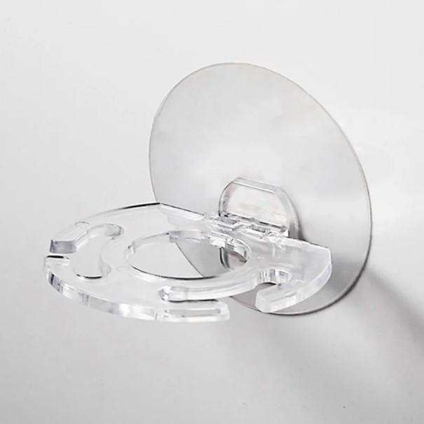 Selbstklebender Wandhalter für Zahnbürste und Zahnpasta Ohne Bohren Wasserfester Badezimmerorganizer Feste Haftung Einfache Installation durchsichtig