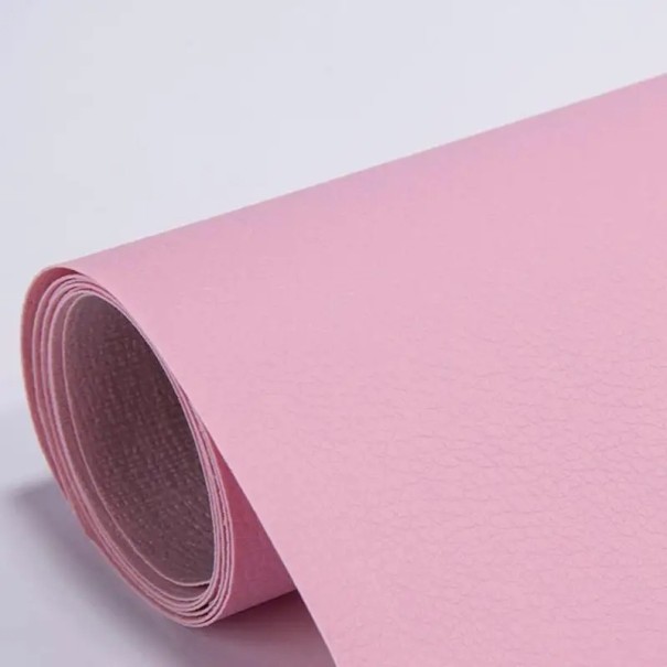 Selbstklebendes Leder-Reparaturpflaster 50x137 cm Starkes Pflaster zur Reparatur von Sofas, Autositzen, Handtaschen und Ledersitzen Wasserfestes Pflaster rosa