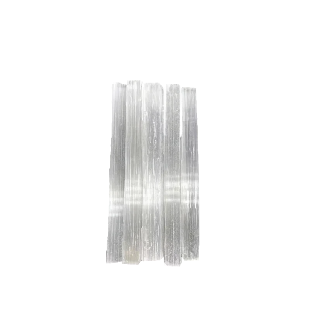 Selenitstab, 5 Stück, Quarzstab, 5–6 cm, natürliches Kristall-Meditationswerkzeug, Raumreinigung, Energieheilungsmineralien 1