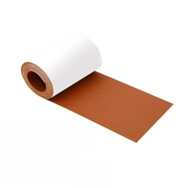 Self-Adhesive Leather Repair Tape 7.6x152 cm Strong Adhesive Tape for Repairing Sofas, Car Seats, Handbags and Leather Seats Waterproof Patch light brown