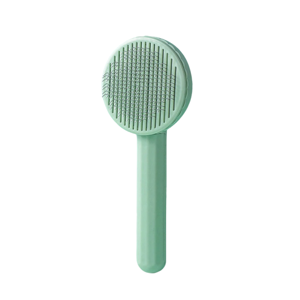Self-Cleaning Brush for Pets P3979 green