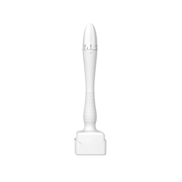 Sello de microagujas Derma Stamp, 140 microagujas, longitud de aguja ajustable, microagujas, rejuvenecimiento dérmico de la piel, ABS, acero 1