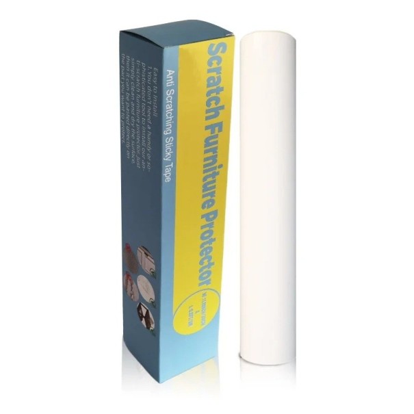 Selvklæbende beskyttelsesfilm mod kradseri hos katte 30x300 cm PVC-tape til møbler Transparent overfladebeskyttelse Sikker at bruge 1