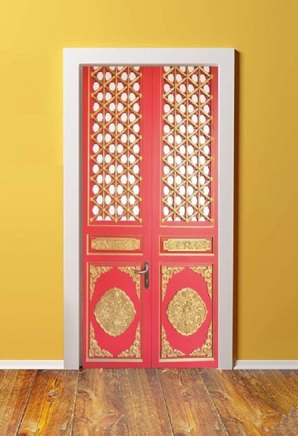 Selvklæbende tapet til døre C505 L 6