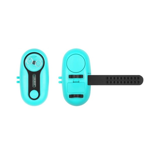 Sensor electrónico de picada de peces con rueda giratoria Luz LED Señalización acústica Para cañas de pescar 12–35 mm azul