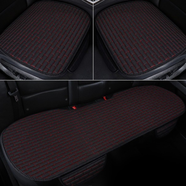 Série de housses de voiture 3 pcs rouge