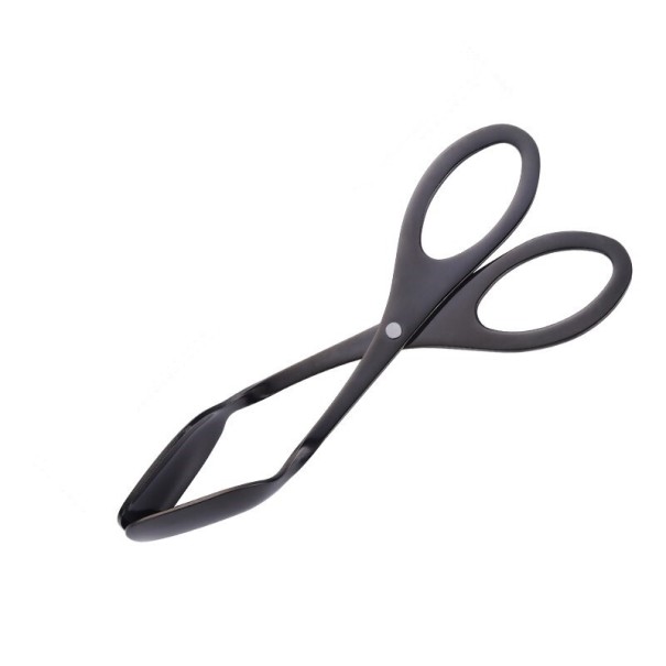 Serveringstang i rustfrit stål C371 sort