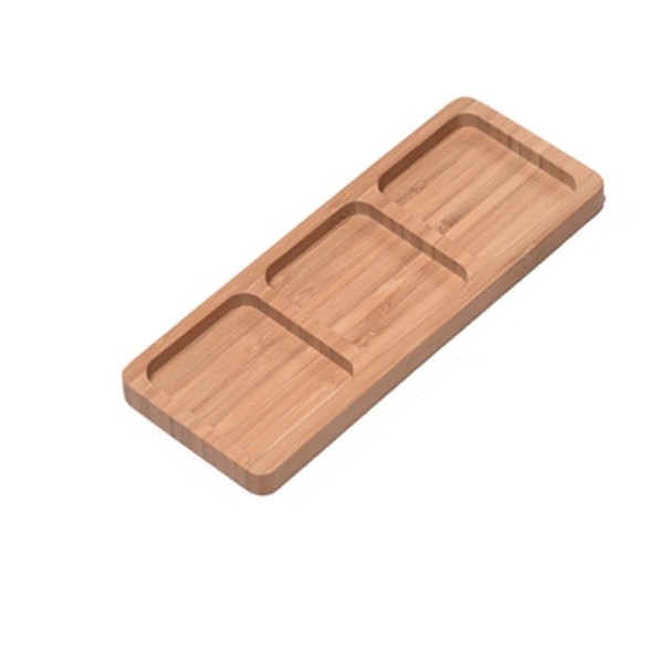 Serviertablett aus Bambus S