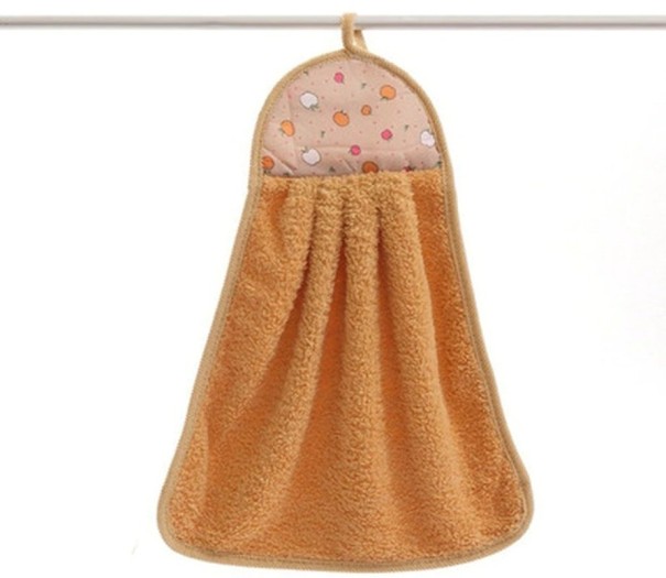 Serviette de main marron