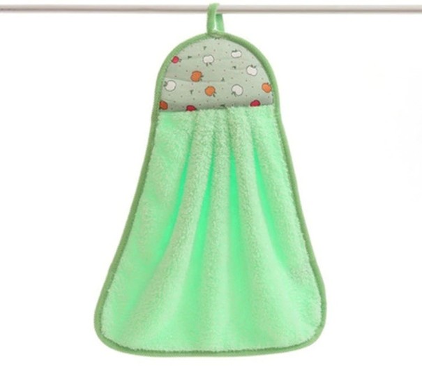 Serviette de main vert clair
