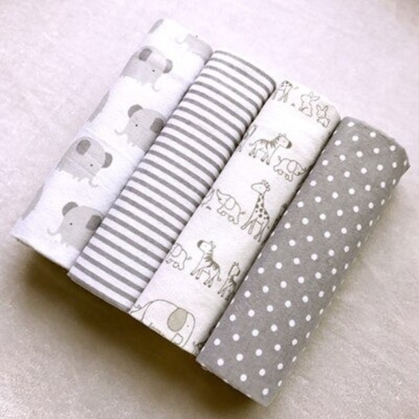 Serviette en coton pour enfants 4 pièces E437 2