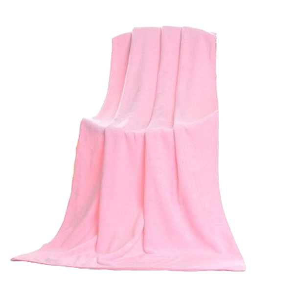 Serviette en microfibre 75 x 35 cm rose