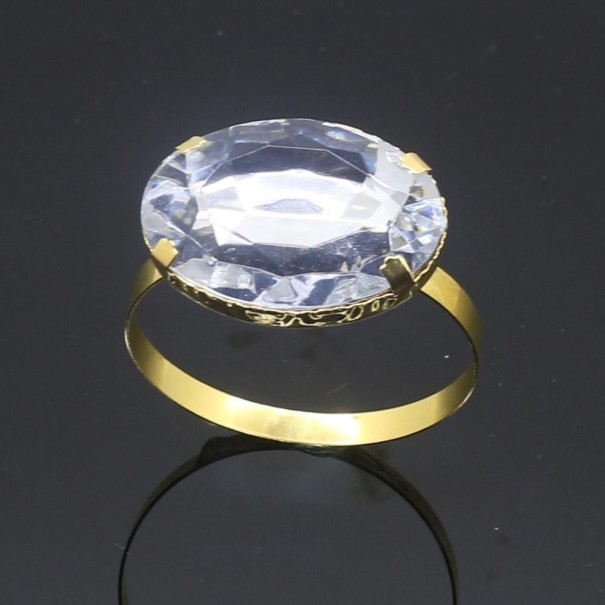 Serviettenringe in Ringform 4 Stk golden 2
