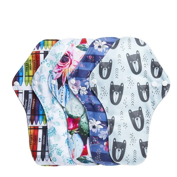 Serviettes menstruelles en tissu 5 pcs P3786 1