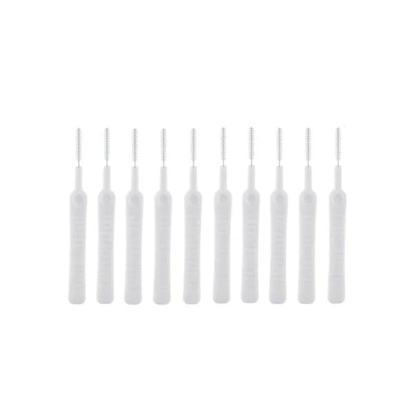 Set 10 mini perii de curățare 6x0,5 cm Perie din nailon pentru duș, tastatură, telefon, orificii împotriva înfundării, instrument din plastic 1