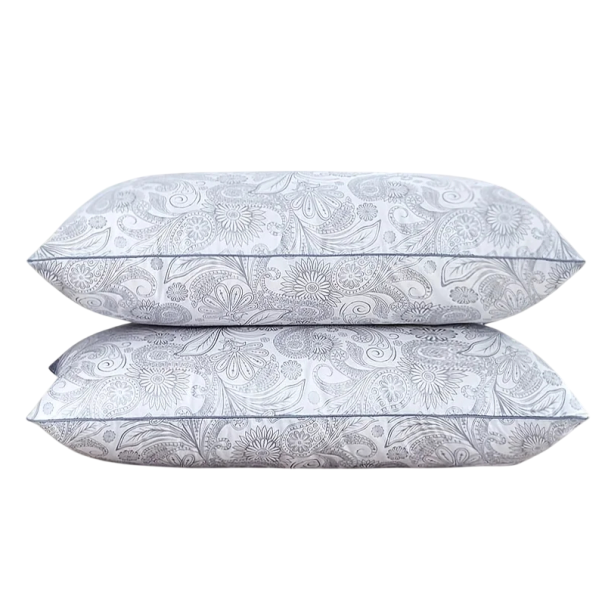 Set 2 Stück Kissen 45 x 70 cm Hotelkissen mit feiner, geschliffener Textur Gemustertes Schlafkissen Füllung für den Bezug bequemes Kissen 1