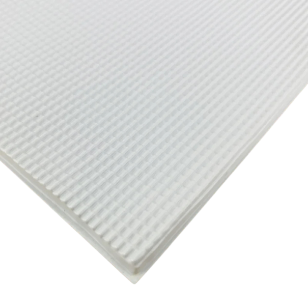 Set 2 Stück PVC-Dachabdeckung für Modelle 1:75 20 × 29,5 cm Kunststoffplatten Nachbildung von Dachziegeln für Diorama-Modellbau weiß