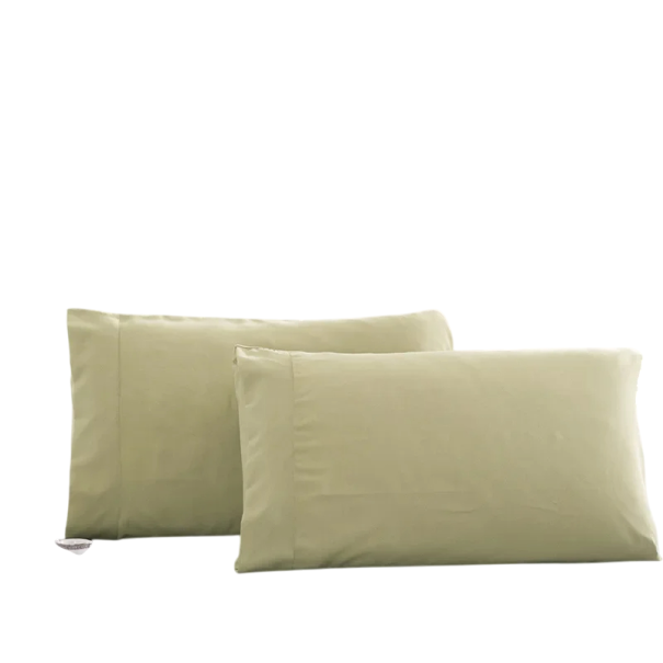 Set 2ks povlaků na polštář 50x75 cm do ložnice Barevný měkký potah na polštář z mikrovlákna Bez výplně Jemný a pohodlný zelená