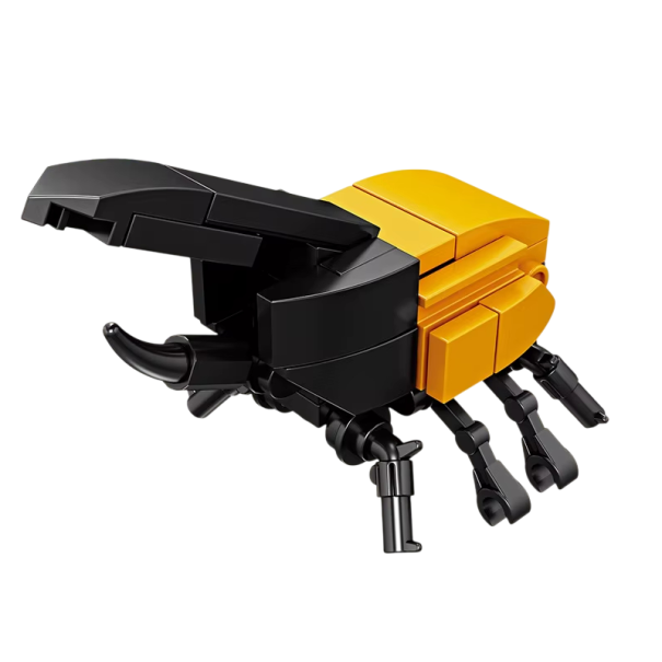 Set 49 buc 2.2 x 8.6 x 4 cm Mini blocuri de construcție Războinicul Creativ micro cărămizi 3D constructor jucărie de construcție pentru copii insecte și animale 1