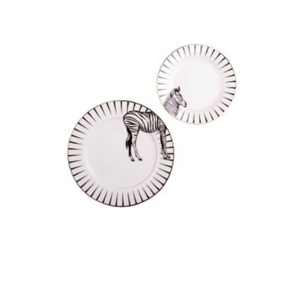 Set borden met dieren 2 stuks 3