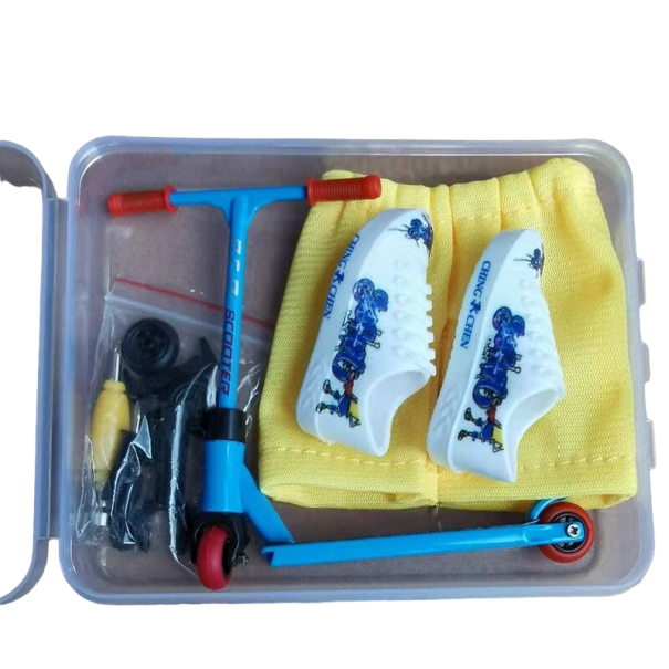 Set con mini patinete y zapatos 2