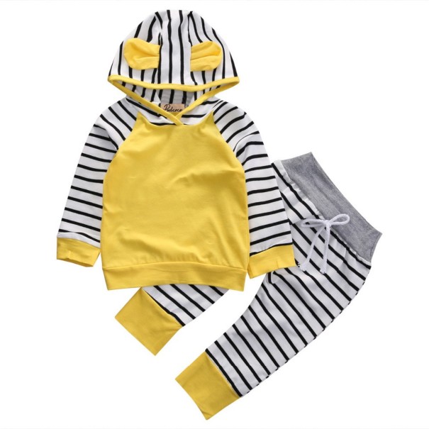 Set copii primavara / toamna - hanorac si pantaloni 6-9 luni