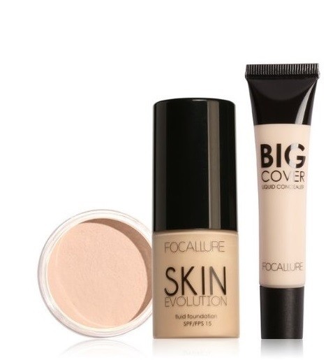 Set cosmetic de machiaj + pudră + corector 7