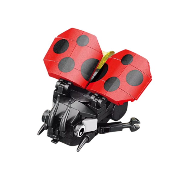 Set creativ Berușcă 95 de piese mini blocuri micro 6.6 x 7.7 x 5 cm model 3D de construcție a insectelor pentru copii de la 9 ani Set educațional de asamblare 1