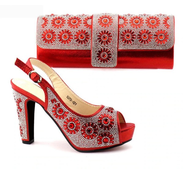 Set da Donna - Lodi e Pochette rosso 39