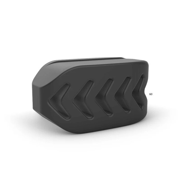Set de 2 elemente de întărire a maxilarelor din silicon de nouă generație pentru modelarea maxilarelor și întărirea mușchilor masticatori 40 50 și 60 lbs negru