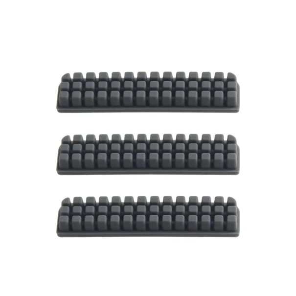 Set de 3 bucăți de curățitoare din silicon pentru duza Bambu Lab A1 Perie neagră pentru platforma de imprimare pentru curățarea automată a duzei imprimantei 3D 1