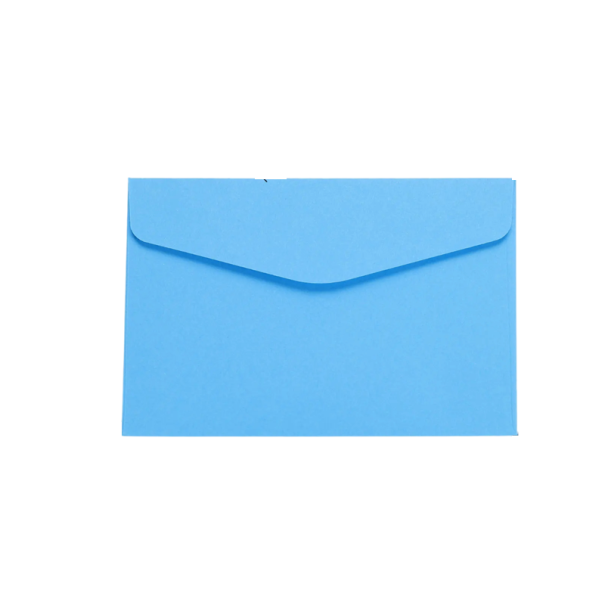 Set de 60 de plicuri din hârtie 11,5 × 8,2 cm mini plicuri pentru urări, cărți de vizită și cadouri mici cu clapetă de închidere albastru