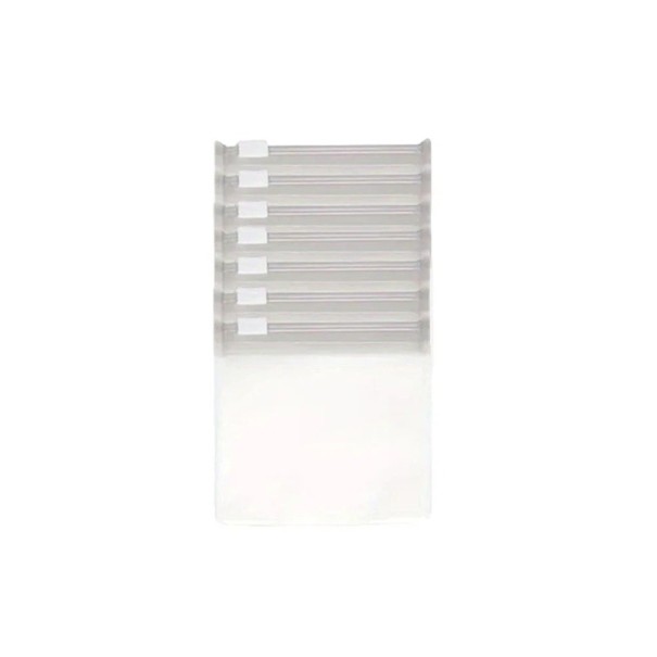 Set de 7 pungi pentru medicamente 7,5 x 7,5 cm, pungi transparente cu fermoar, pungi reutilizabile, organizator de călătorie, ambalaje din plastic pentru medicamente gri
