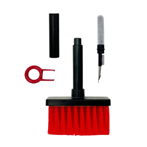 Set de instrumente de curățare 5 în 1 pentru tastatură și căști, curățitor pentru Airpods Pro 1 2 3, căști Bluetooth, carcasă și instrumente pentru tastatură negru