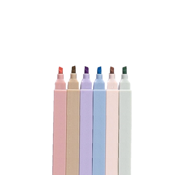 Set de markere pătrate de 6 culori 1