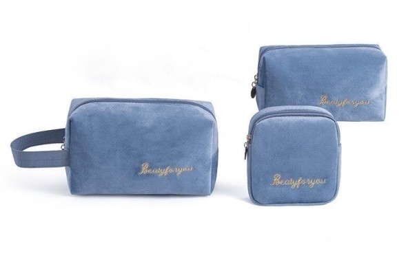 Set de neceseres para mujer 3 uds T591 azul