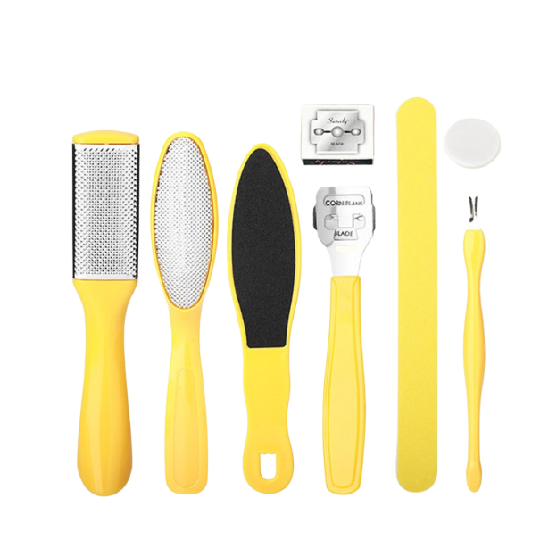 Set de pedicura 8 piezas Z111 amarillo