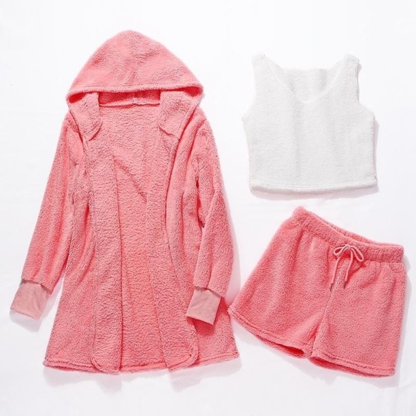 Set de pijama pentru femei P2773 roz închis XL