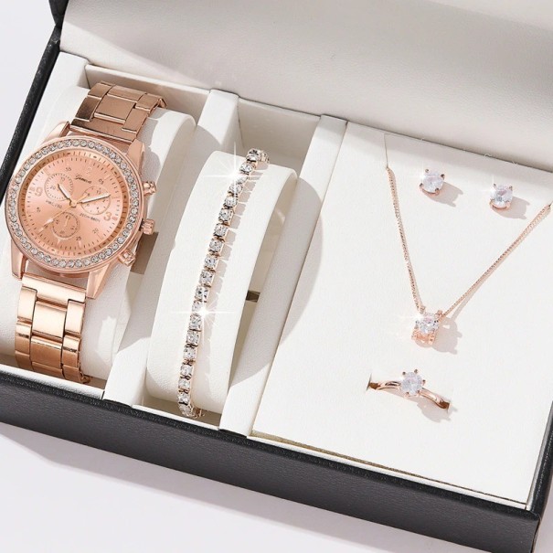 Set de regalo para mujer rose gold