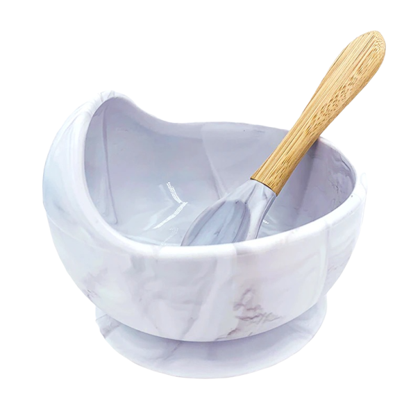 Set de repas bol avec cuillère 2 pcs 6