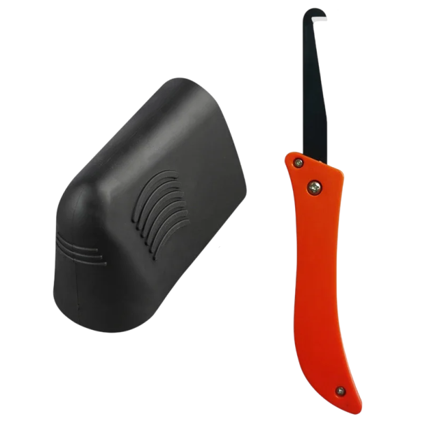 Set de scule de etanșare 9,5 x 6,5 cm Mistrie și racletă pentru silicon și poliuretan Chituire plăci ceramice Lemn Cărămizi Margini și adâncituri Renovare 1