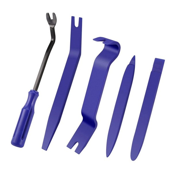 Set de scule pentru demontarea interiorului mașinii, 5 buc., bare de bază din plastic pentru panouri, tapițerie și mulaje, scule ergonomice pentru vehicule 1