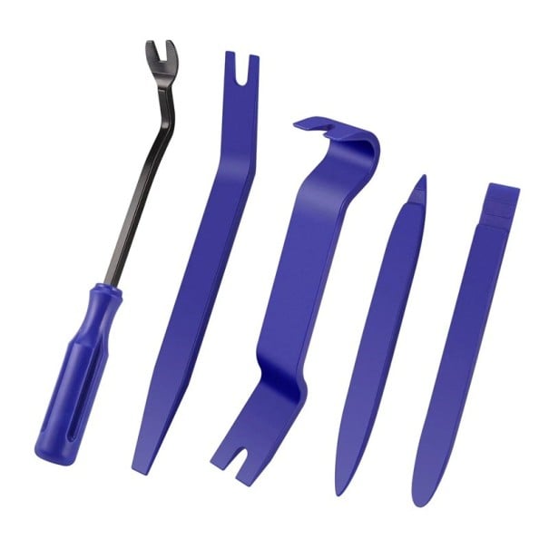 Set de scule pentru demontarea interiorului mașinii, 5 buc., bare de bază din plastic pentru panouri, tapițerie și mulaje, scule ergonomice 1