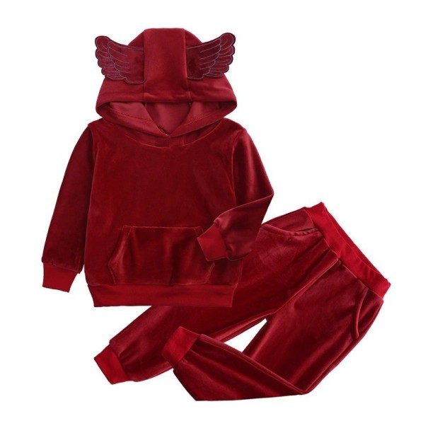 Set de trening pentru copii L1124 burgundy 5 A