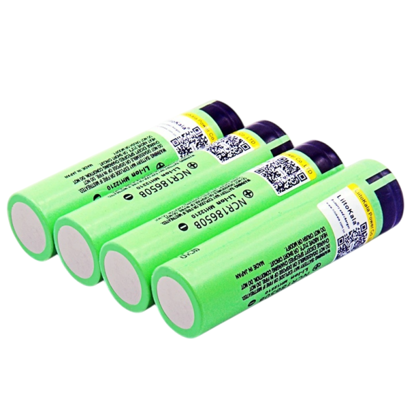 Set di 10 pezzi di batterie ricaricabili Li-ion 18650 3,7V 3500mAh 6,5 x 1,8 cm per torce, lampade frontali, elettronica, celle ad alta capacità 1