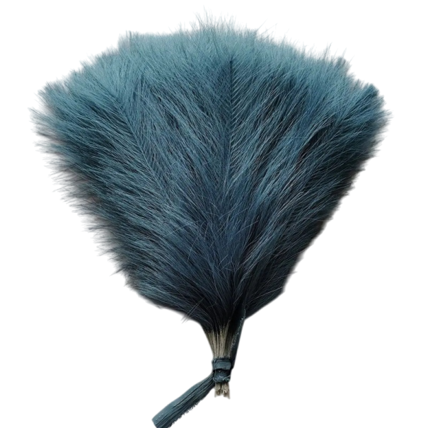 Set di 10 pezzi di erba pampas artificiale 42 cm Decorazione in seta per vasi, tavoli, matrimoni, giardini, decorazioni domestiche e all'aperto per feste e eventi blu