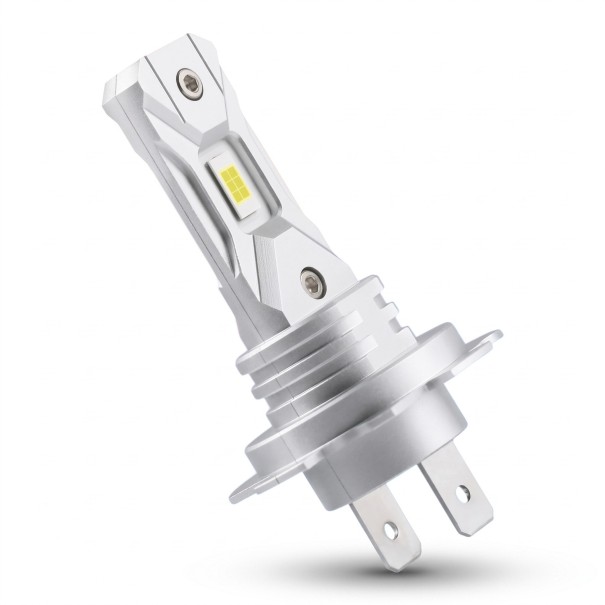 Set di 2 lampadine LED auto LupuAuto H7 18 000 lm 6000 K Luce bianca Senza ventilatore Dimensioni 8 x 7 x 4 cm Per fari automobilistici 1